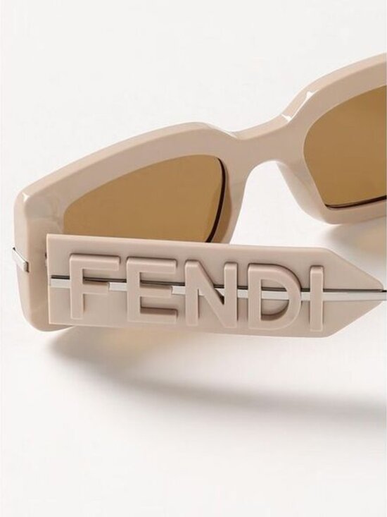 NEW FENDI SUNGLASSES BROWN WOMEN EYEWEAR FENDI FE40133I 57E